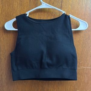 Paragon Rib High Neck Bra